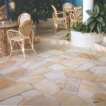 Brasil Yellow Flagstones tuintegels