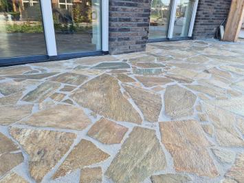 Karystos Brown Flagstones dikformaat 3-5 cm dik