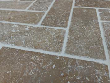 Travertin Noce Anticato Tegelklinkers 23x7,5x1 cm