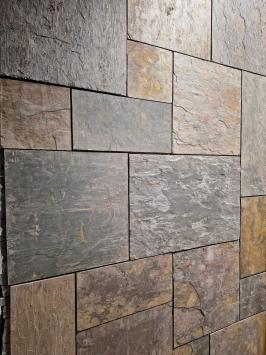 Peacock Slate Leisteen romaansverband 1,2 cm dik