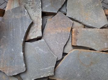 Brasil Green Flagstones dikformaat 2,5-4 cm dik