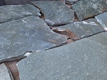 Karystos Green Flagstones dikformaat 2,5-4 cm dik
