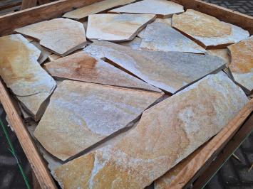 Yellow / Rio Sunrise Flagstones 2-3 cm dik