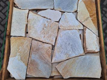 Yellow / Rio Sunrise Flagstones 2-3 cm dik