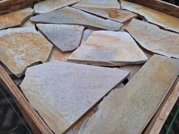 Yellow / Rio Sunrise Flagstones 2-3 cm dik