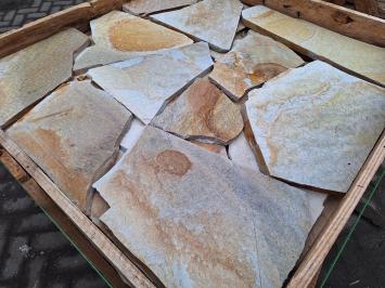 Yellow / Rio Sunrise Flagstones 2-3 cm dik