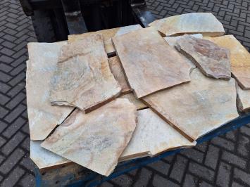 Yellow / Rio Sunrise Flagstones 2-3 cm dik