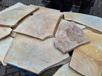 Yellow / Rio Sunrise Flagstones 2-3 cm dik