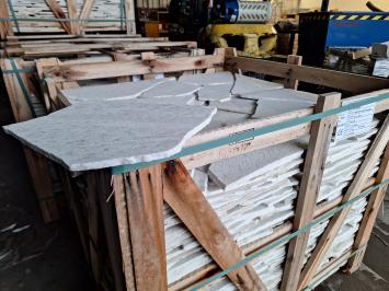 Brasil White Flagstones dun 1-1,5 cm dik