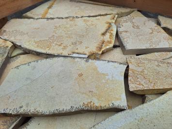 Solnhofer Yellow Flagstones 2-2,5 cm dik