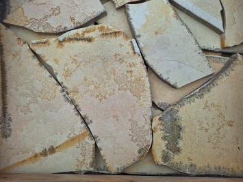 Solnhofer Yellow Flagstones 2-2,5 cm dik