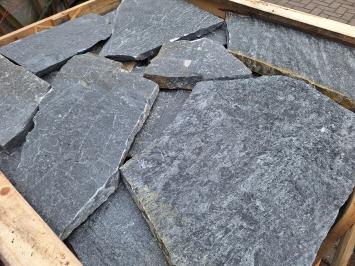 Karystos Black Flagstones dikformaat 3-5 cm dik