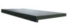 Zwembadrand Basalt 80x40x3/5 cm haakse neus gezoet