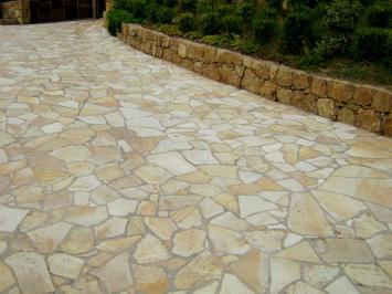 Yellow Saliq flagstones dikformaat 3-5 cm dik