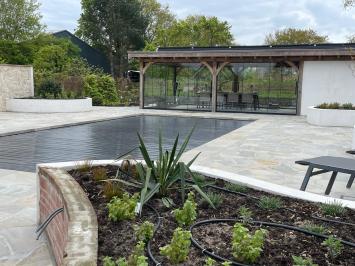 Brasil Green Flagstones dikformaat 2,5-4 cm dik