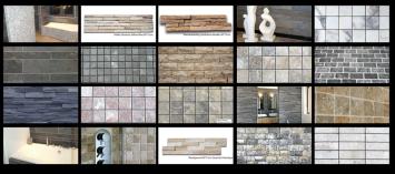 Black Slate Leisteen Concrete