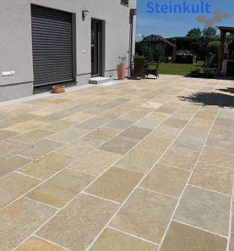 Castle Stone Beige Groot Wildverband Natural ca. 2,5 cm dik