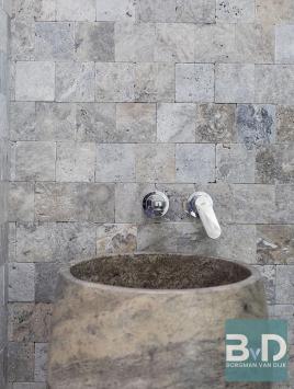 Travertin Silver Blue Anticato 20x20x1 cm